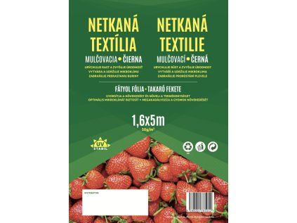 Netkaná textília ČIERNA UV 50g/m2